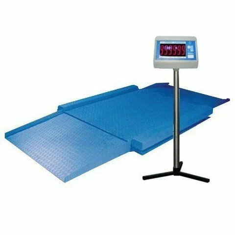 Весы платформенные С ПАНДУСОМ 1000х750 мм 150 кг + поверка